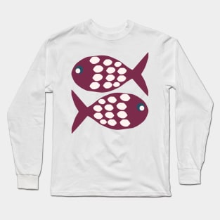 Takes two to tango fish pisces Long Sleeve T-Shirt